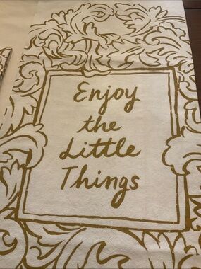 Set of two Hester and Cook, hand towels or kitchen towels.  Size 29”x29”.